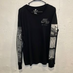 Men’s Nike Air Force 1 long sleeve shirt Size XL / Black